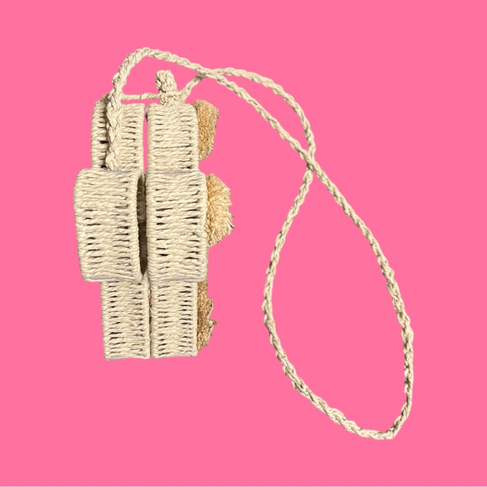 Boho Cactus Pom crossbody bag - Picture 5 of 6